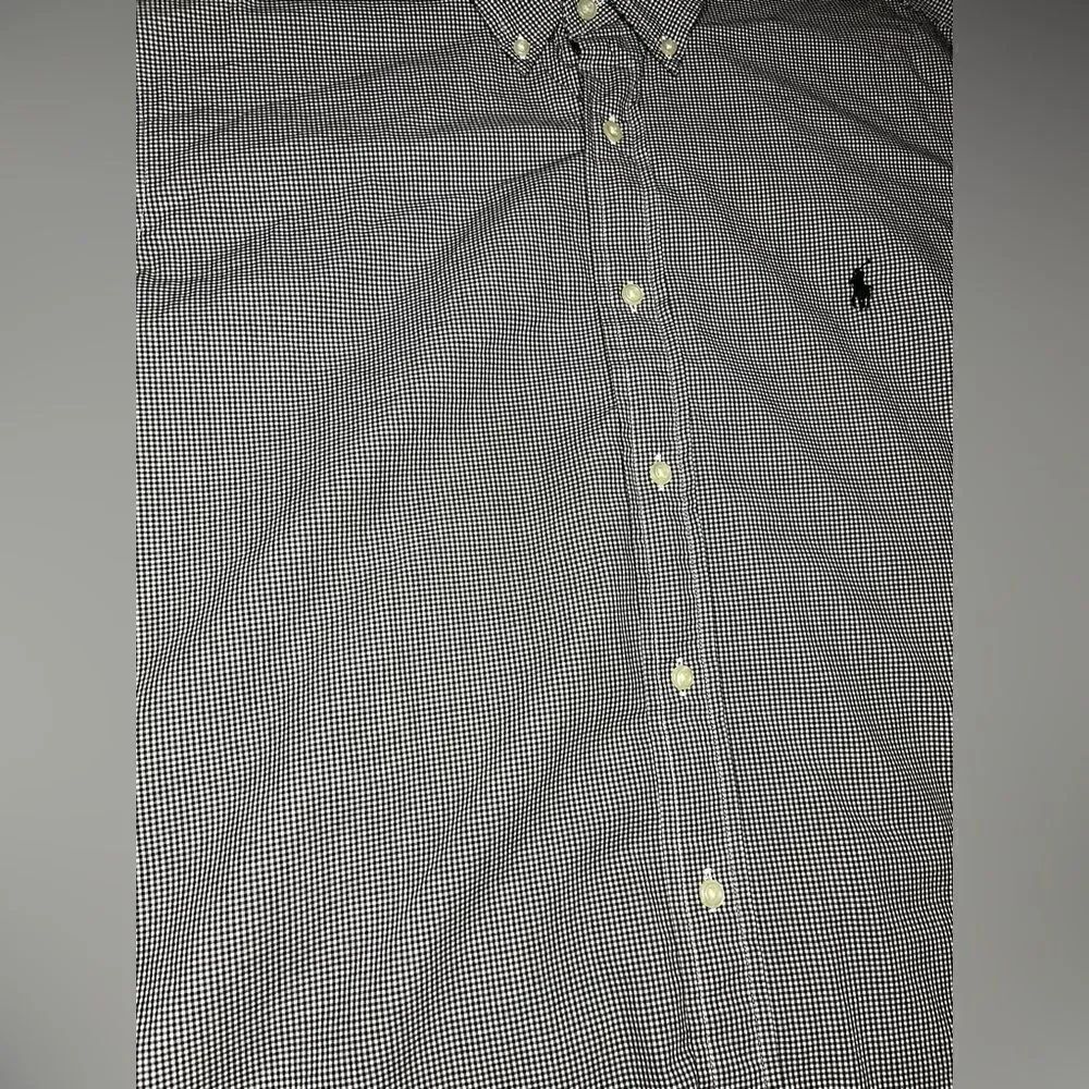 Ralph Lauren navy/white gingham Longsleeved button up sz XXL - Picture 3 of 6